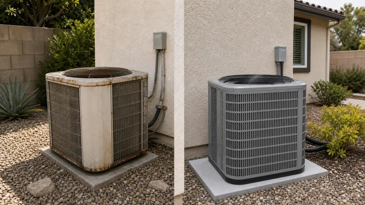 Weighing a Mitsubishi inverter board repair against a full replacement in an Alhambra home